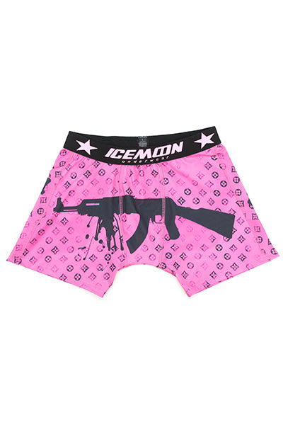 Boxer Homme Pink Guitar